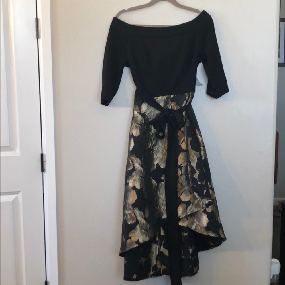 Gorgeous off the shoulder, High/Low dress